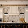 5_Kichler Delarosa 20 1/4" Wide Black Pendant Light more views