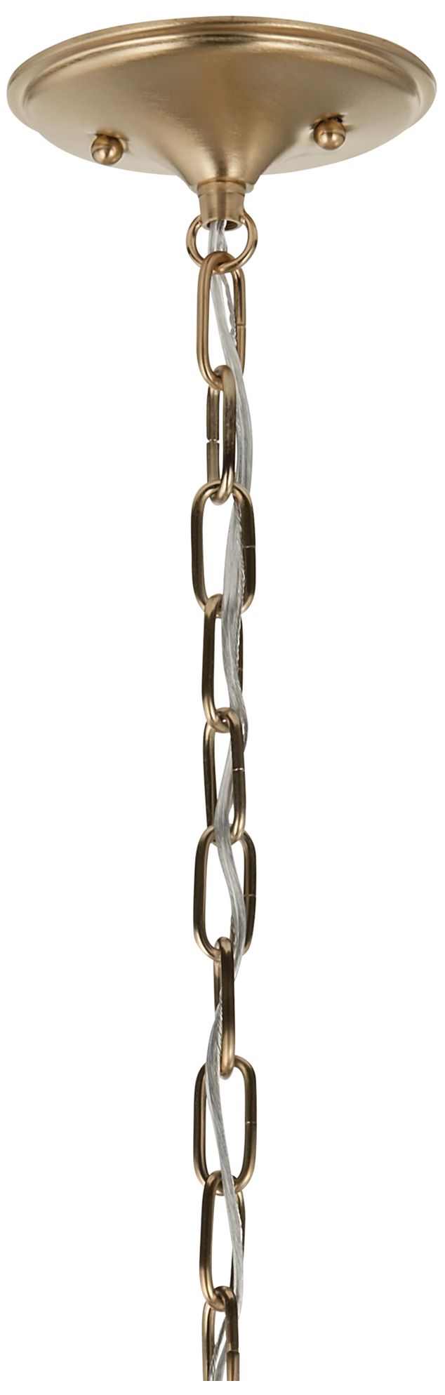 Image 5 Kichler Delarosa 24.25" 1-Light Heritage Green and Champagne Bronze Pendant more views