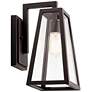 Kichler Delison 14" High Rubbed Bronze Outdoor Wall Light