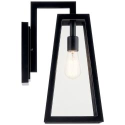 Kichler Delison 16 3/4&quot; High Black Outdoor Wall Light