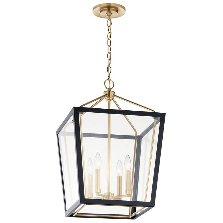 Image 2 Kichler Delvin 16" Wide Champagne Bronze 4-Light Pendant