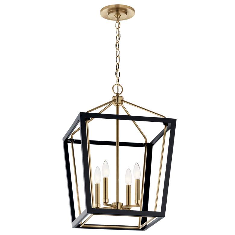 Image 3 Kichler Delvin 16" Wide Champagne Bronze 4-Light Pendant more views