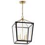 4_Kichler Delvin 16" Wide Champagne Bronze 4-Light Pendant more views