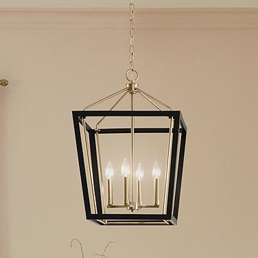 Kichler Delvin 16" Wide Champagne Bronze 4-Light Pendant