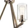 4_Kichler Deryn 22" Wide Distressed Antique Gray 3-Light Chandelier more views