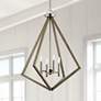 1_Kichler Deryn 24 1/4" Wide Distressed Gray Modern Pendant Chandelier