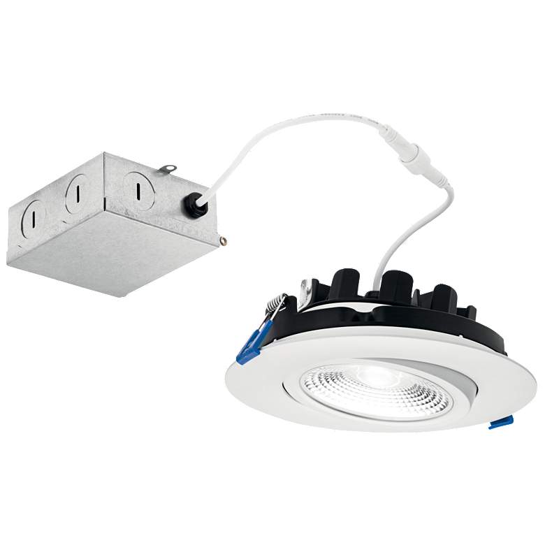 Image 1 Kichler Direct To Ceiling Gimble 6in Gimbal Downlight 3000K
