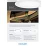 2_Kichler Direct to Ceiling Textured White 4in Slim Downlight 2700K more views