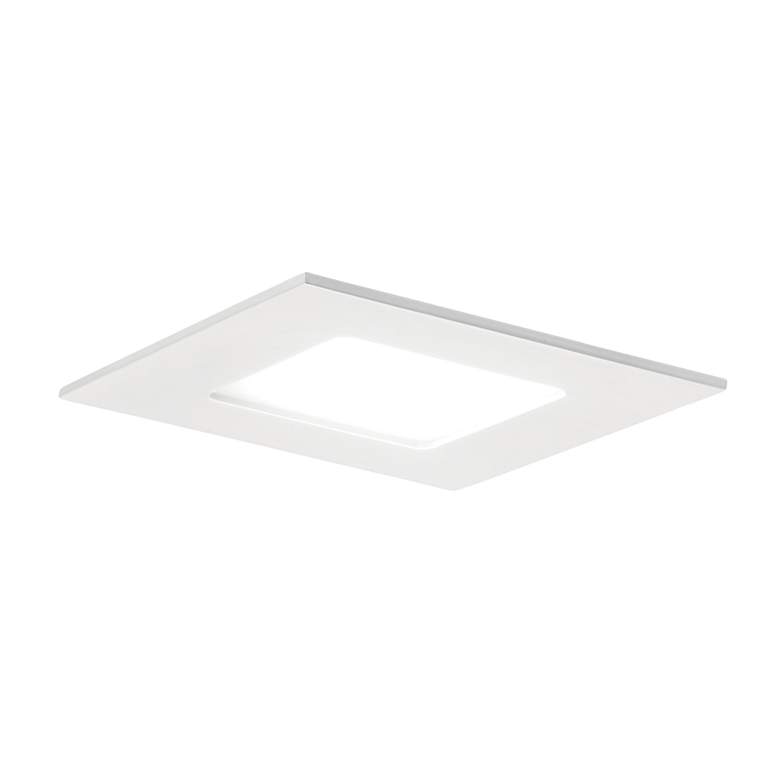 Image 2 Kichler Direct to Ceiling Textured White 4in Slim Downlight 3000K more views