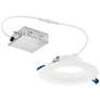 Thumbnail1 of Kichler Direct to Ceiling Textured White 6in Recessed Downlight 3000K