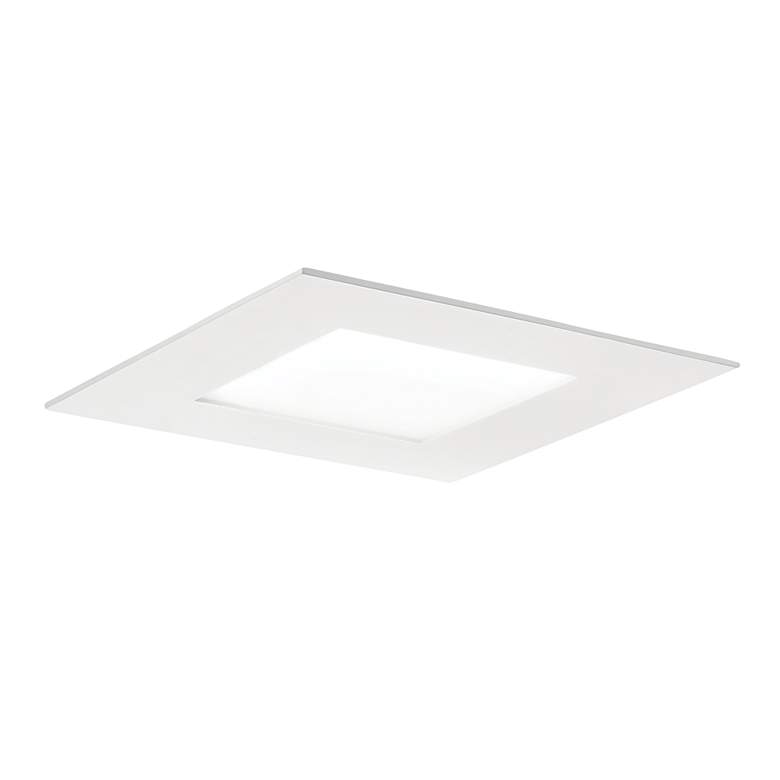 Image 2 Kichler Direct to Ceiling Textured White 6in Slim Downlight 3000K more views