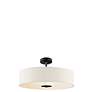 4_Kichler Dorr 20" Wide Modern White Microfiber Drum Shade Pendant Light more views