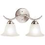 Thumbnail1 of Kichler Dover 14 1/2" Wide 2-Light Nickel Traditional Wall Light