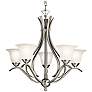 Thumbnail3 of Kichler Dover 24" Wide Brushed Nickel 5-Light Chandelier