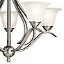 Thumbnail4 of Kichler Dover 24" Wide Brushed Nickel 5-Light Chandelier more views