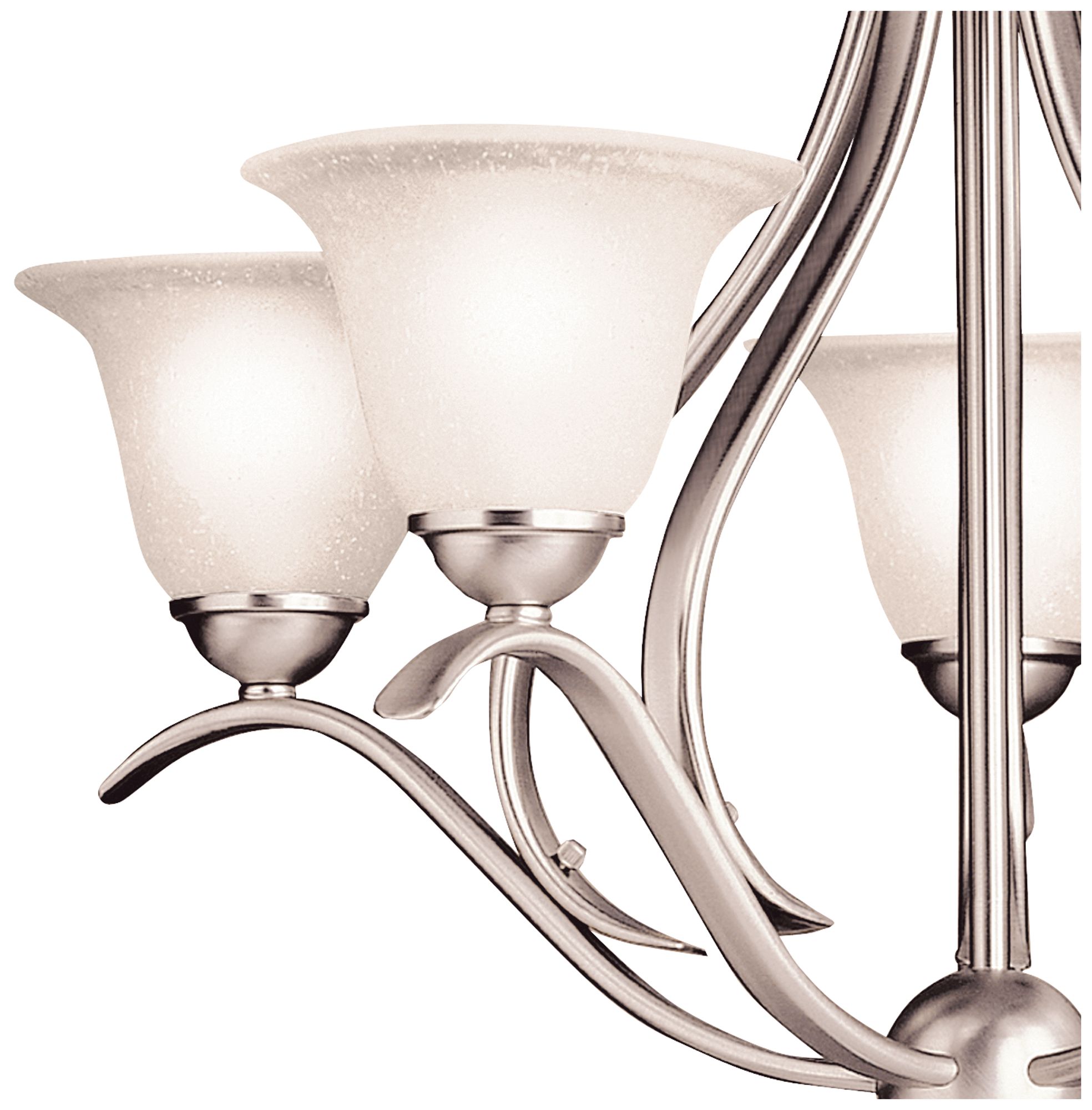 Kichler Dover 24" Wide Brushed Nickel 5-Light Chandelier in scene