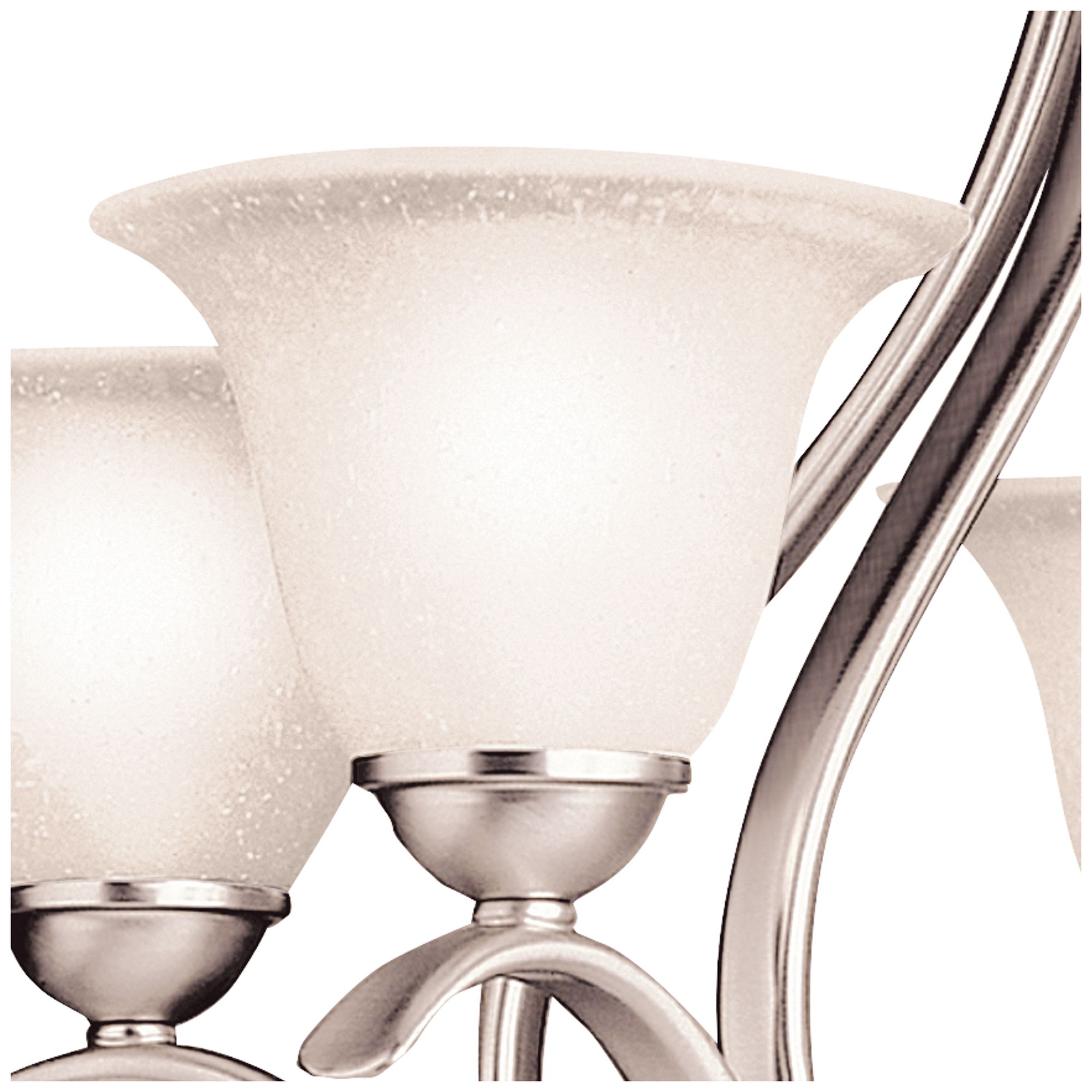 Kichler Dover 24" Wide Brushed Nickel 5-Light Chandelier in scene