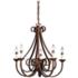 Kichler Dover 25" Wide Tannery Bronze 5-Light Chandelier