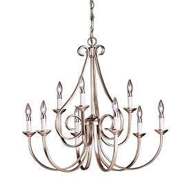 Image1 of Kichler Dover 32 1/2" Wide Brushed Nickel 9-Light Chandelier