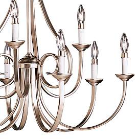 Image2 of Kichler Dover 32 1/2" Wide Brushed Nickel 9-Light Chandelier more views
