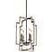 Kichler Downtown Deco 12" Wide Polished Nickel Foyer Pendant