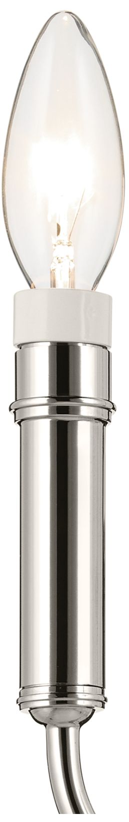 Kichler Eadie 30.75 Inch 4 Light Chandelier in Polished Nickel