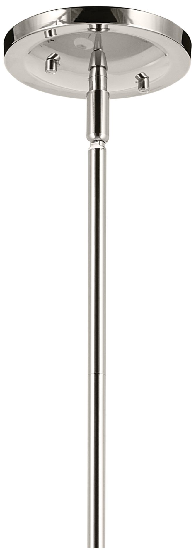 Kichler Eadie 30.75 Inch 4 Light Chandelier in Polished Nickel