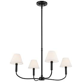 Image1 of Kichler Eadie 30 3/4" Wide Black 4-Light Chandelier