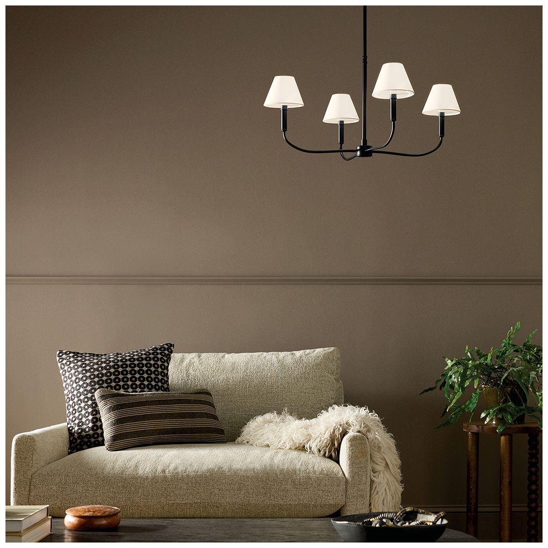 Image 2 Kichler Eadie 30 3/4" Wide Black 4-Light Chandelier more views