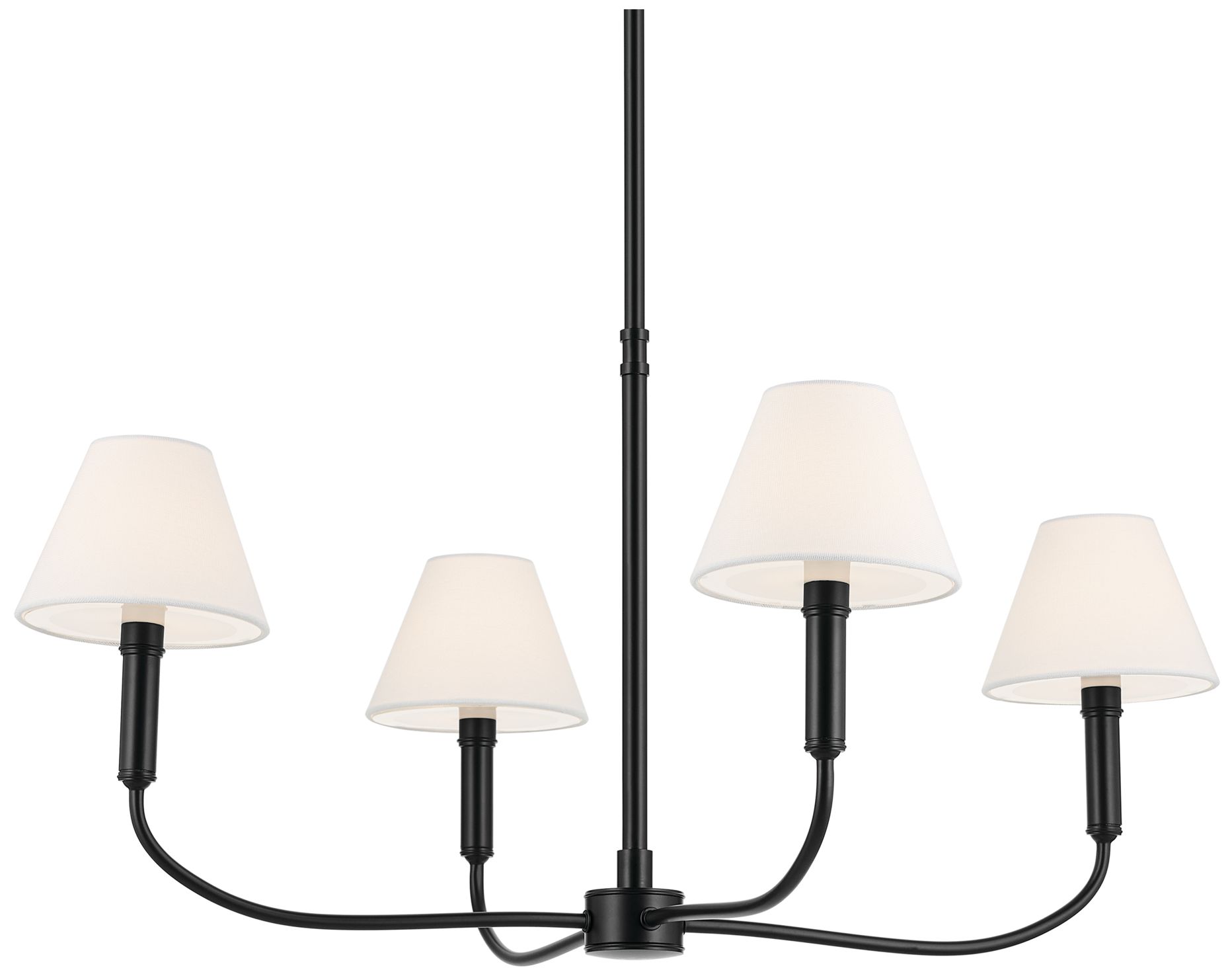 Image 7 Kichler Eadie 30 3/4" Wide Black 4-Light Chandelier more views
