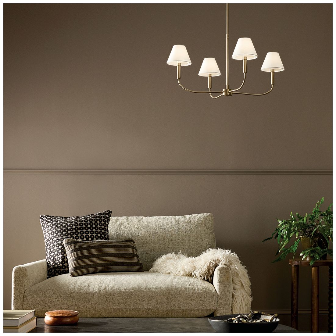 Image 2 Kichler Eadie 30 3/4"W Champagne Bronze 4-Light Chandelier more views