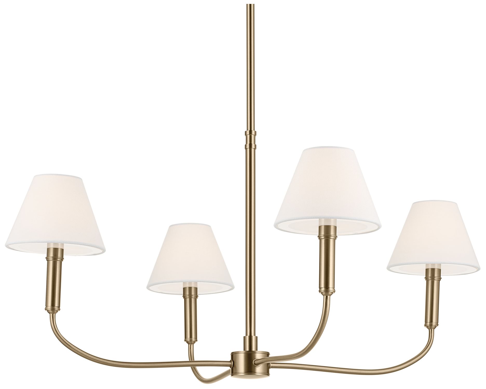 Image 5 Kichler Eadie 30 3/4"W Champagne Bronze 4-Light Chandelier more views