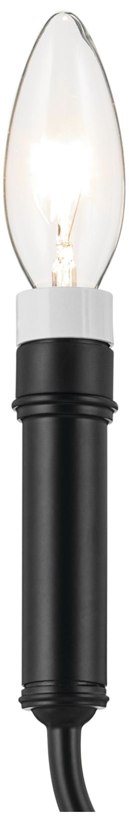 Kichler Eadie 41 Inch 6 Light Chandelier in Black