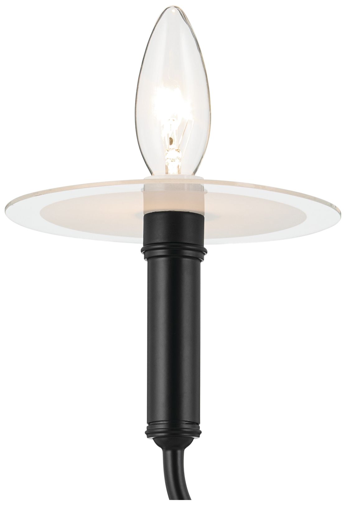 Image 4 Kichler Eadie 51.5 Inch 6 Light Chandelier in Black more views
