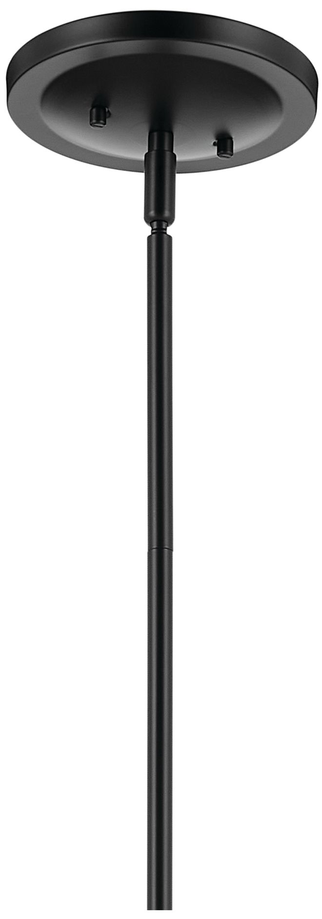Image 6 Kichler Eadie 51.5 Inch 6 Light Chandelier in Black more views