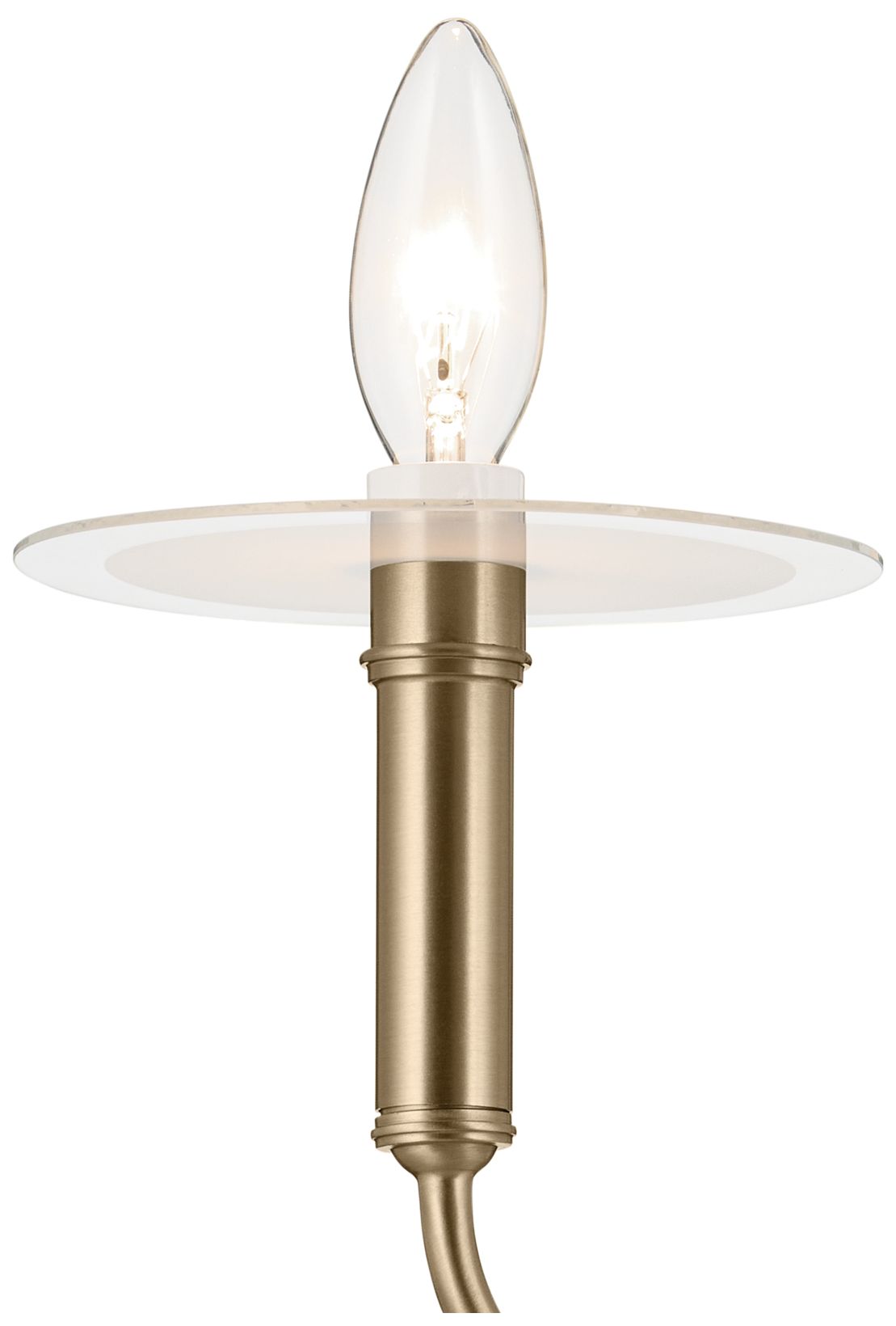 Image 6 Kichler Eadie 51.5 Inch 6 Light Chandelier in Champagne Bronze more views