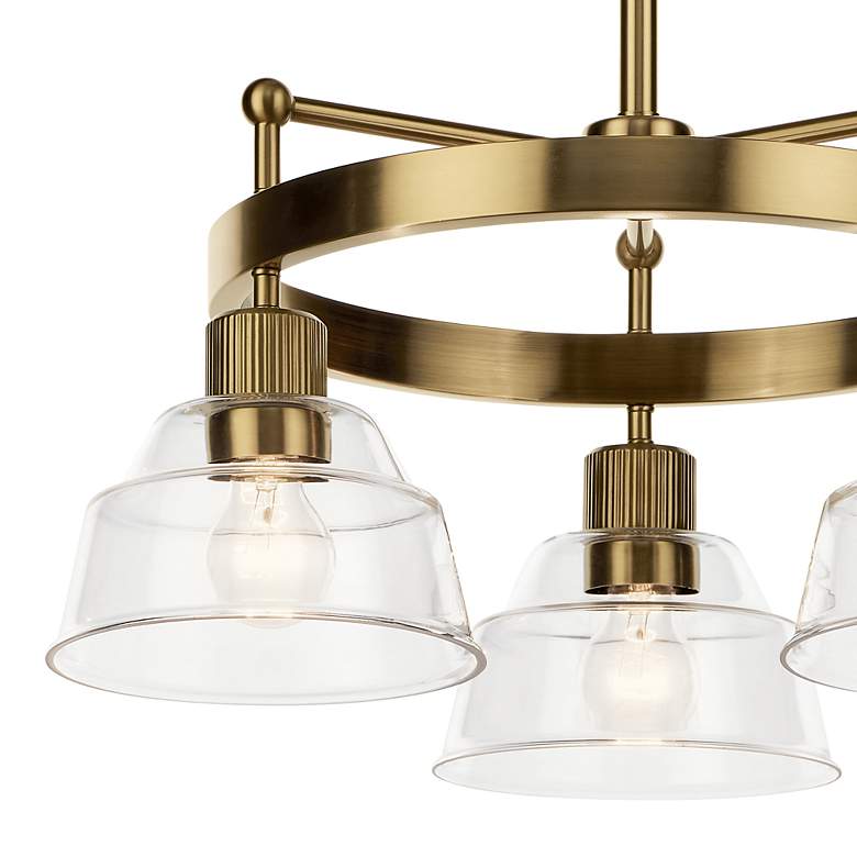 Image 3 Kichler Eastmont 23 1/4" Wide 3-Light Clear Glass Downlight Chandelier more views