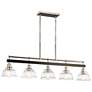 Thumbnail1 of Kichler Eastmont Linear Chandelier 5 Light