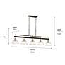 Thumbnail3 of Kichler Eastmont Linear Chandelier 5 Light more views