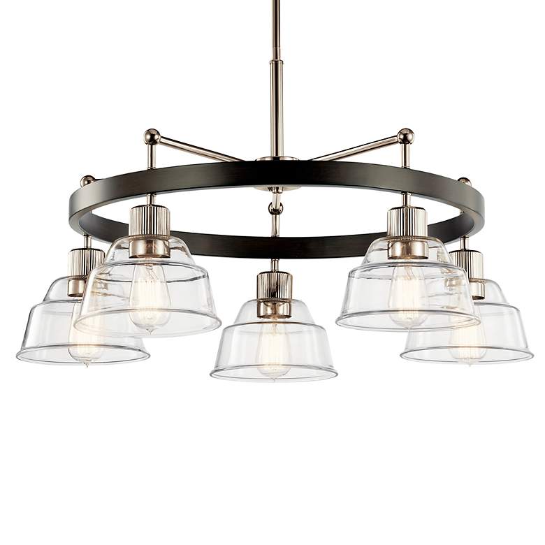 Image 4 Kichler Eastmont Polished Nickel Chandelier 5Lt more views