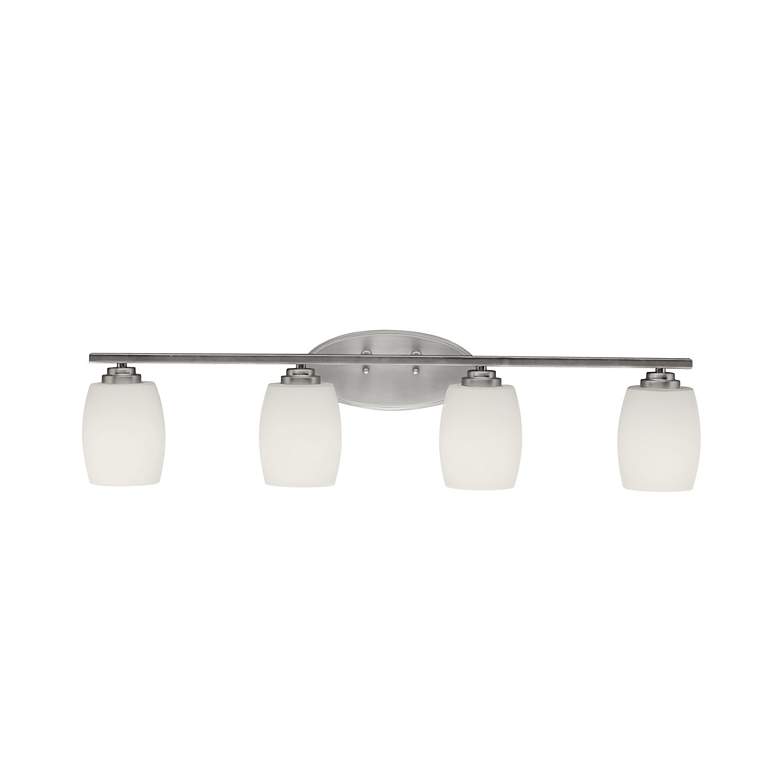 Image 2 Kichler Eileen 34" Wide 4-Light Nickel Finish Bath Light more views