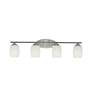 2_Kichler Eileen 34" Wide 4-Light Nickel Finish Bath Light more views