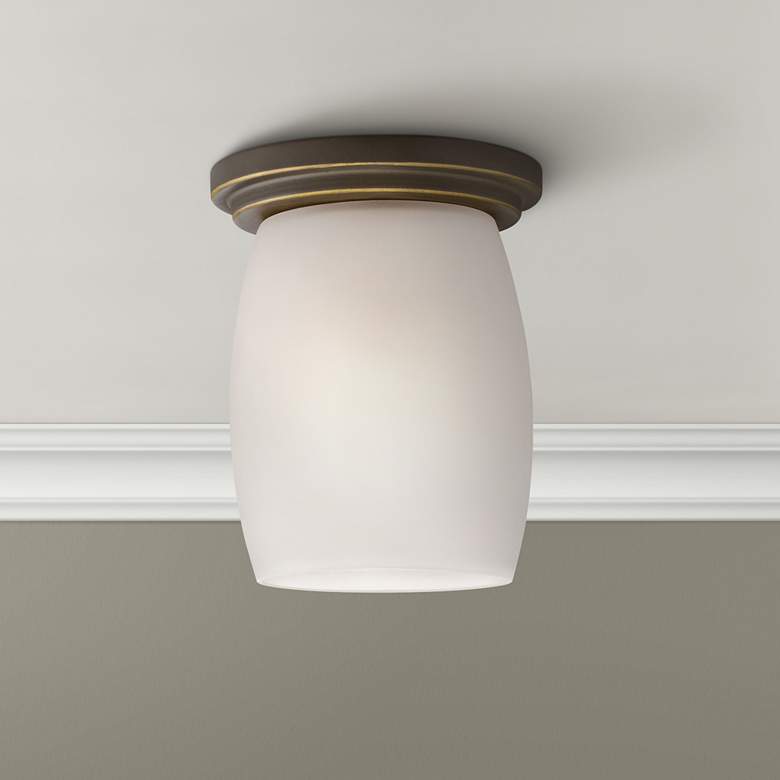 Image 1 Kichler Eileen 5" Wide Olde Bronze Ceiling Light