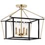 Thumbnail2 of Kichler Eisley 16" 4-Light Black and Champagne Bronze Ceiling Light