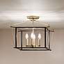 Thumbnail1 of Kichler Eisley 16" 4-Light Black and Champagne Bronze Ceiling Light