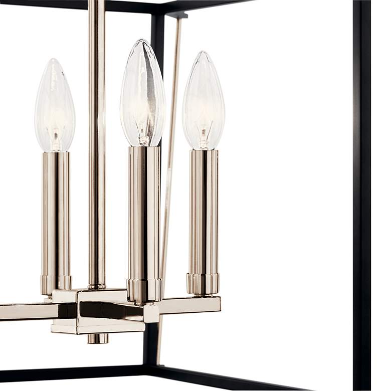 Image 3 Kichler Eisley 16" Wide 4-Light Open Black and Polished Nickel Pendant more views