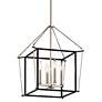4_Kichler Eisley 16" Wide 4-Light Open Black and Polished Nickel Pendant more views