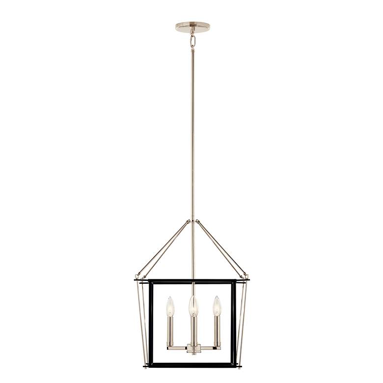 Image 6 Kichler Eisley 16" Wide 4-Light Open Black and Polished Nickel Pendant more views
