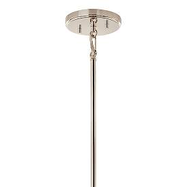 Image4 of Kichler Eisley 22 1/4" 4-Light Black and Polished Nickel Chandelier more views