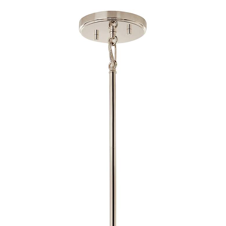 Image 4 Kichler Eisley 22 1/4" 4-Light Black and Polished Nickel Chandelier more views